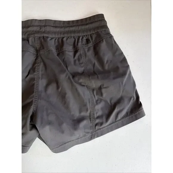 The North Face Shorts Womens Large Black Aphrodite Elastic Waist Hike Gym 4" - Picture 9 of 10